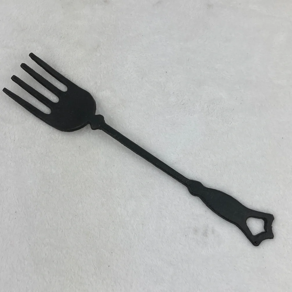Vintage Set of 4 Black Cast Iron Kitchen Tools 11”